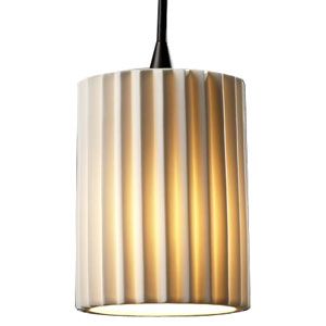 Limoges Mini Flat Rim Pendant by Justice Design Group - Starlight Lighting USA and Canada